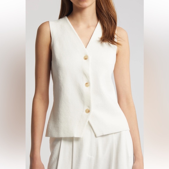 COS Jackets & Blazers - COS Knit Vest
OFF WHITE, Size X-Small